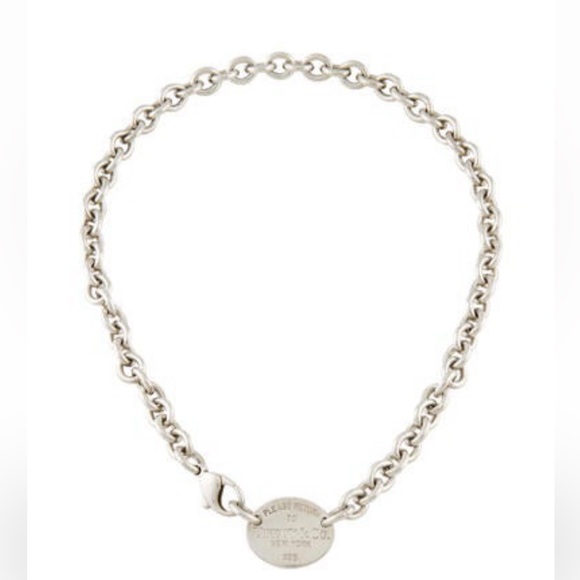 Tiffany & Co. Return to Tiffany® Oval Tag Necklace - Authentic - Picture 7 of 16